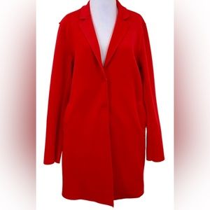 Carolina Belle Montreal Red Modern Fit Blazer Jacket Stretch Size XS
